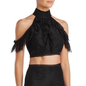 NWT Alice & Olivia Regina Cold Shoulder top
